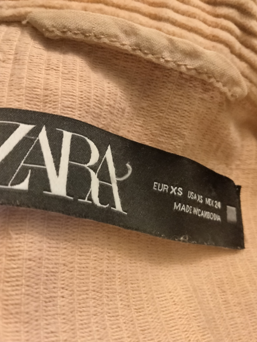 Zara Blush Corduroy Shirt & Pants Set - Picture 8 of 10